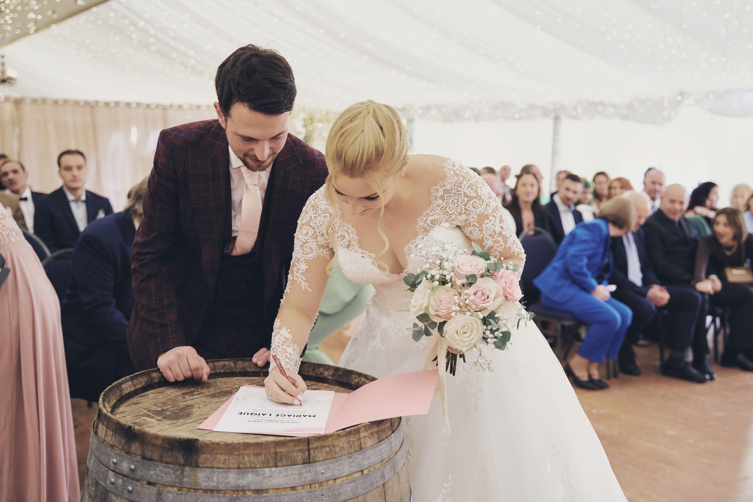 certificat mariage personnalisable