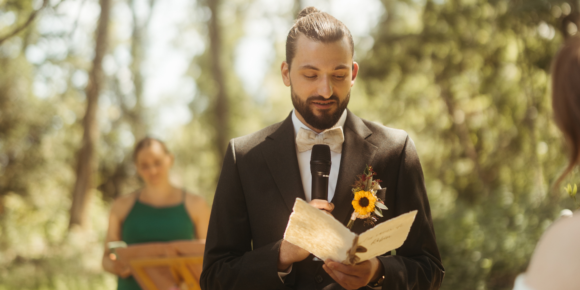 Si tu ne sais pas quoi dire pendant tes voeux de mariage, commence par répondre à ces 6 questions.
