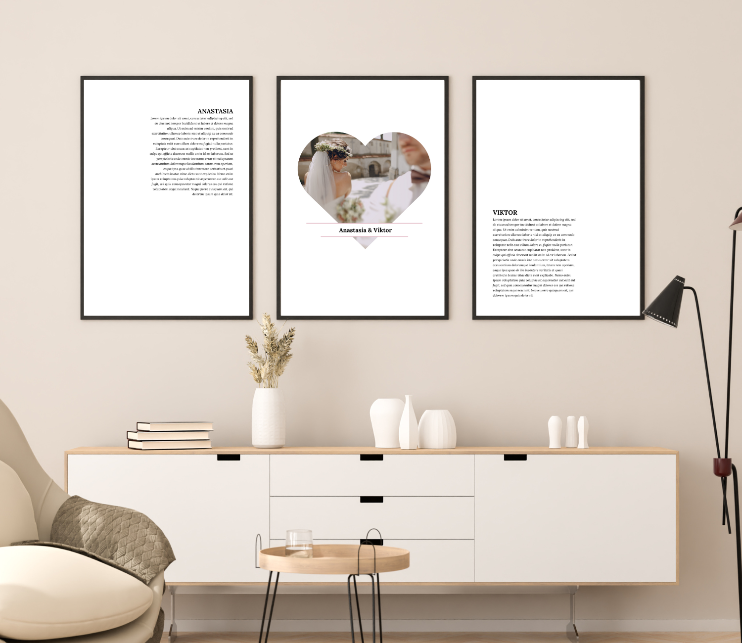 Wedding vows decoration