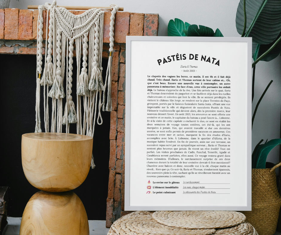 Cadeau personnalisé pour couple