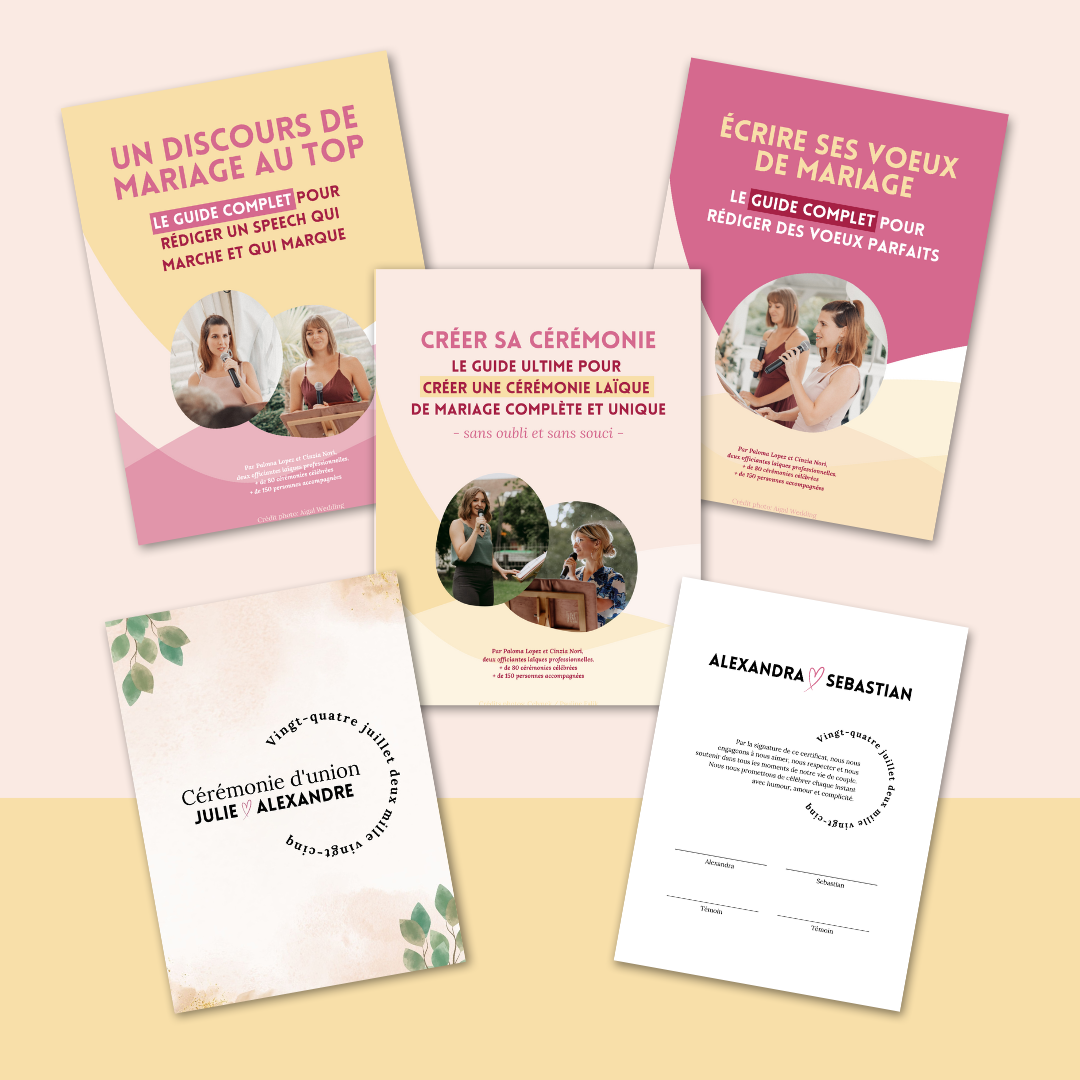 Guide en ligne pour créer sa cérémonie de mariage