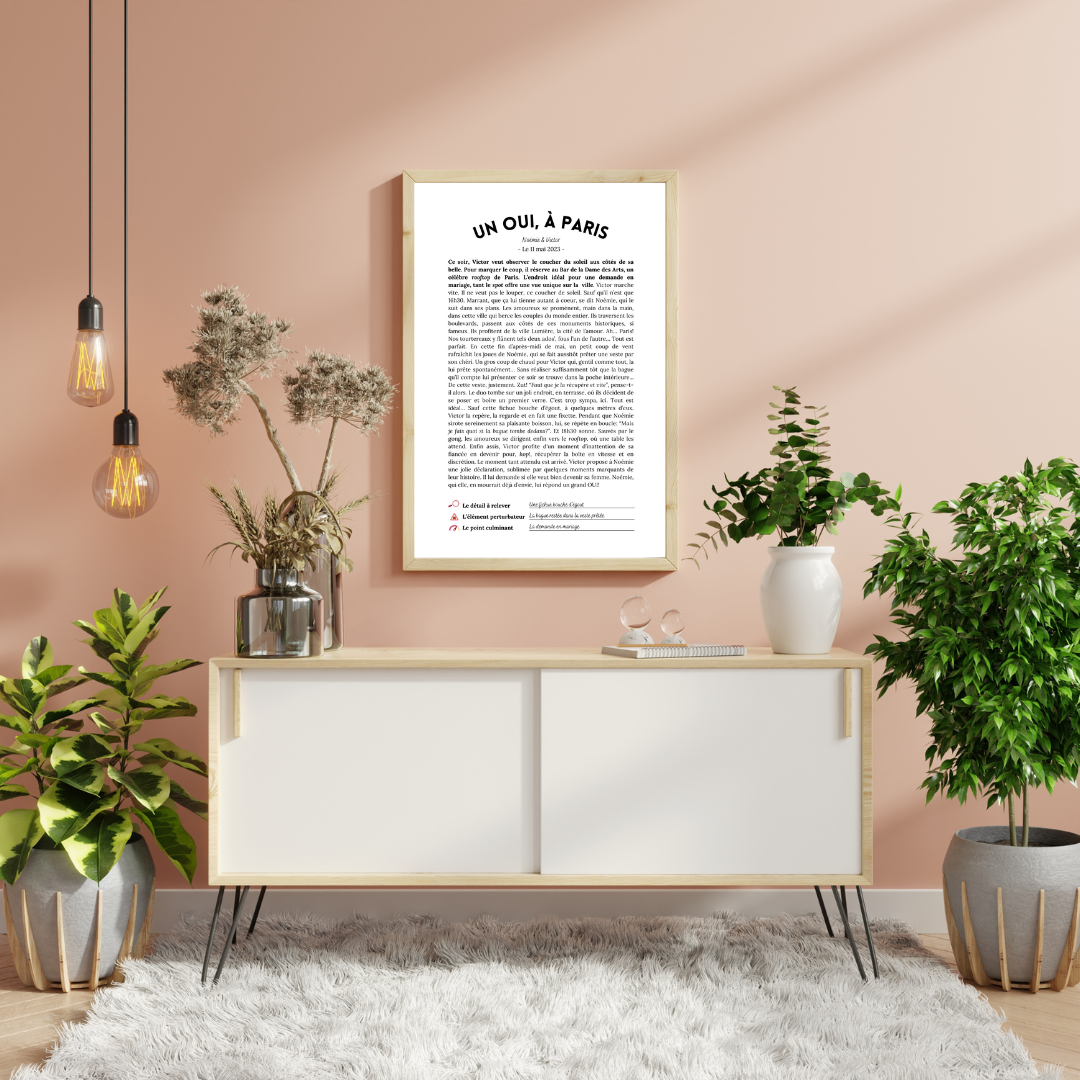 Histoire d'amour à accrocher